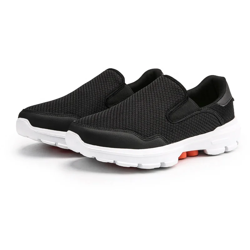 

men summer slip on breathable mesh casual sports shoes, Black,blue,grey,same as photos