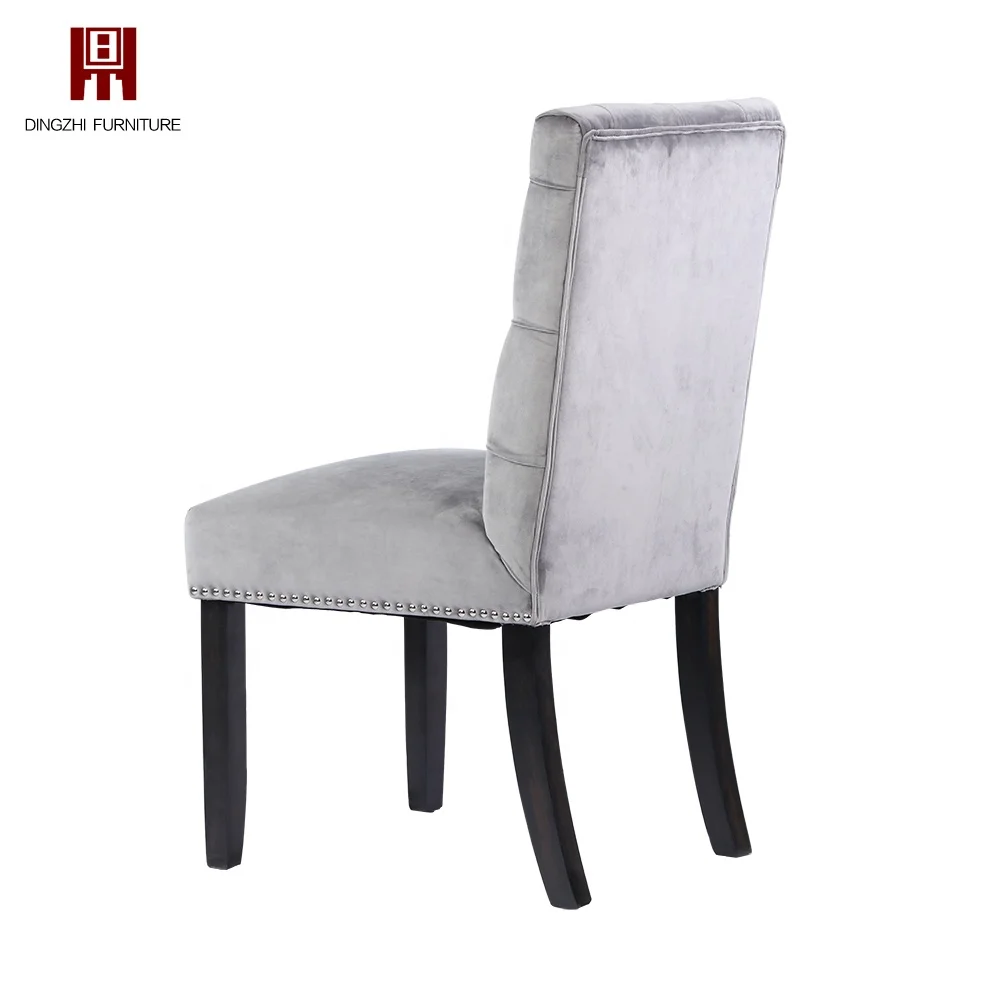 Modern Design Solid Oak Wood Leg High Back Light Grey Fabric Dining Room Chairs Buy Recliner Chair Banquet Chair Chair Office Product On Alibaba Com
