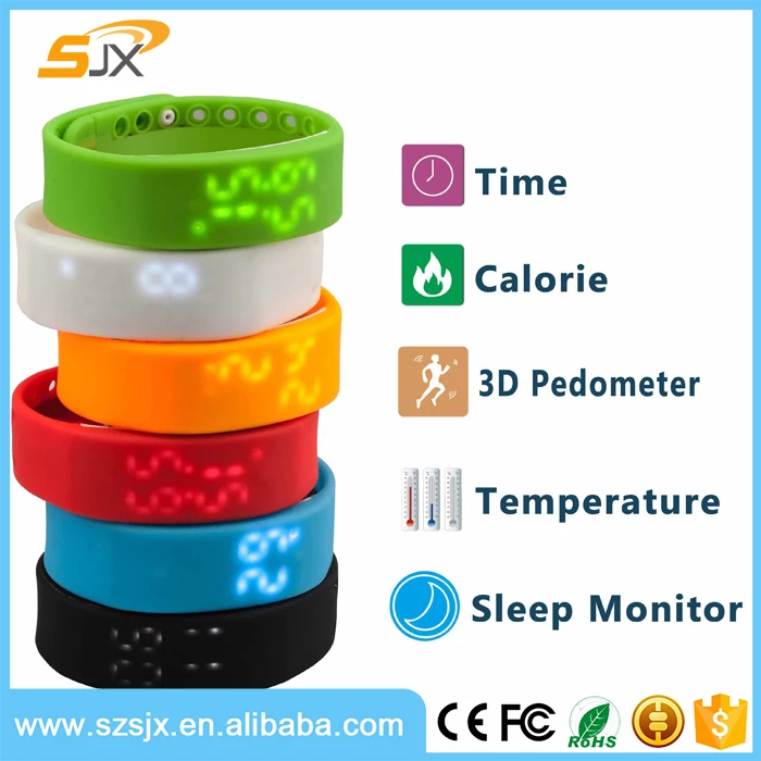 Smart Pedometer Wristband Calories step counting pedometer watch