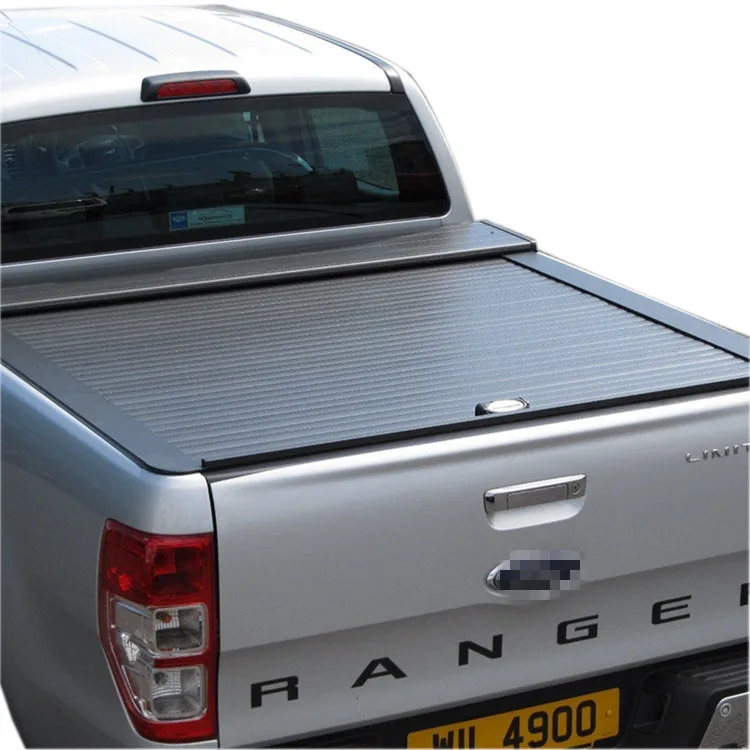 
4x4 tonneau cover pickup bed cover 4x4 aluminum roller lid shutter for Hilux Revo double cab 