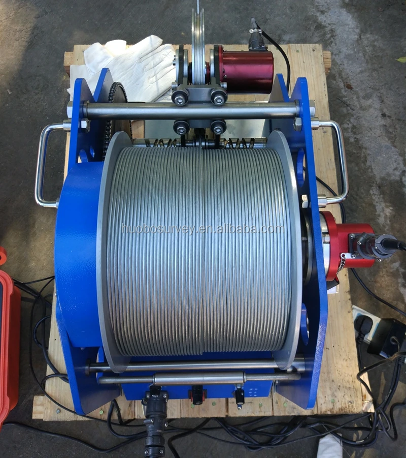 Self-locking & Manual Brake Well Borehole Logging Winch Made in China