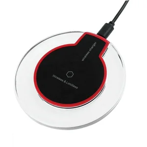 Wireless Phone Charger Crystal LED Light