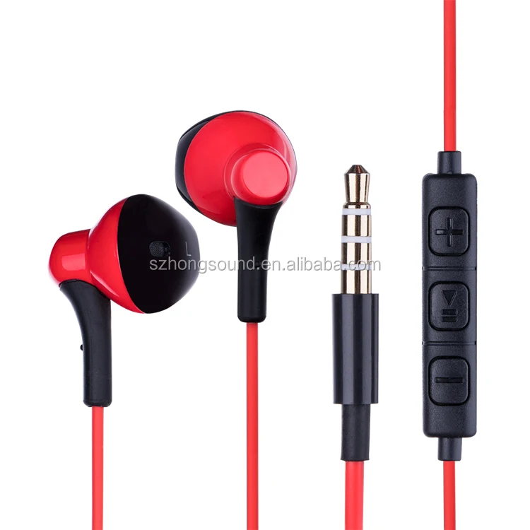 2019 Hot Selling Mobile Earphone, wired in ear 3.5mm earphone with mic