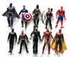 (New & Hot Movie) Captain America 3 Civil War action figure set of 10pcs ,spider-man ,Ironman PVC figure Super Hero Model toys