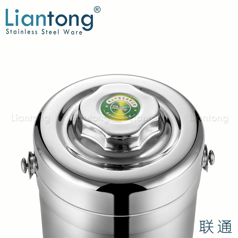 
Liantong 1.2L 1.4L 1.6L 1.8L 2.0L stainless steel insulated thermal hot food container bento box carrier 