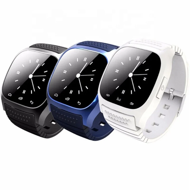 

shenzhen Cheap price smartwatch blue tooth Touch Screen sport ladies Smart Watch band M26, Black;blue;white