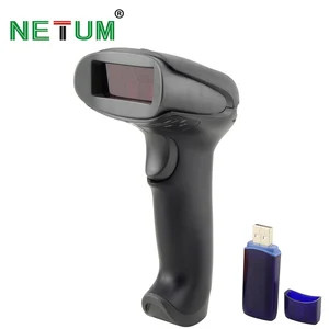 NT-2028 Portable Long Distance Cordless Barcode scanner Handheld 1D For Supermarket