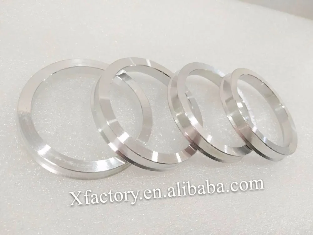 A Set Of 4 Aluminum Wheel Hub Centric Rings Od=73.1mm Id=60.1mm Hub