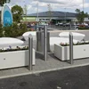 In-ground Stainless Steel Metal Traffic Manual Fixed Static Parking Security Safety driveway Post For Vehicle Access Control