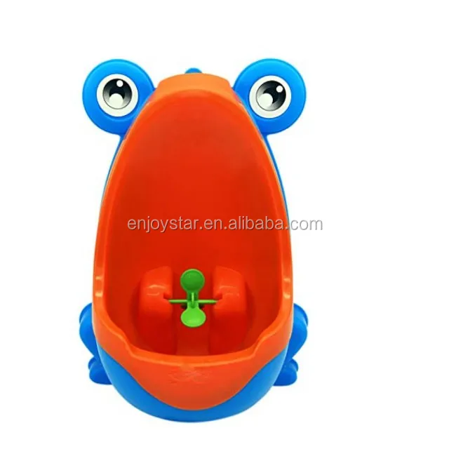 Cute Frog Potty Training Urinal for Boys Removable Toilet Pee Trainer Bathroom with Funny Aiming Target Green Blue Baby Urinal for Boys 