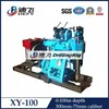 XY-100 Trailer Mounted Drilling Rig 100 Meters for Exploration or Water Well