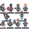 Super heroes Captain Marvel The Endgame action figures Infinity War - Part II mini Building Blocks assembly Block