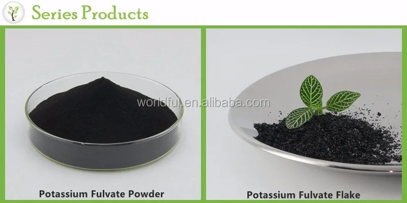 Garden fertilizer Good appearance product potassium fulvate suppliers Humic acid 60%-70% Powder Potassium fulvate fertilizer