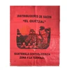 Red color pp woven potato bags for Central America Honduras,Guatemala