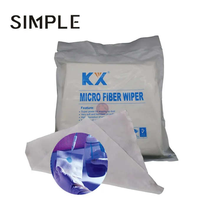 Super Fine Micro Denier Wipes Lint Free 230gsm 9''x9'' Class 100 Clean Room Wiper Micro Denier