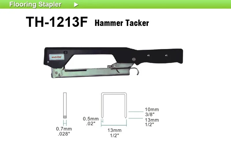 Meite Industrial Grade Manual Hammer Tacker Hammer Nail Gun For Nails