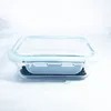 JH mini glass food storage container with BPA free lid for children - Microwave dishwasher freezer safe kitchen accessories
