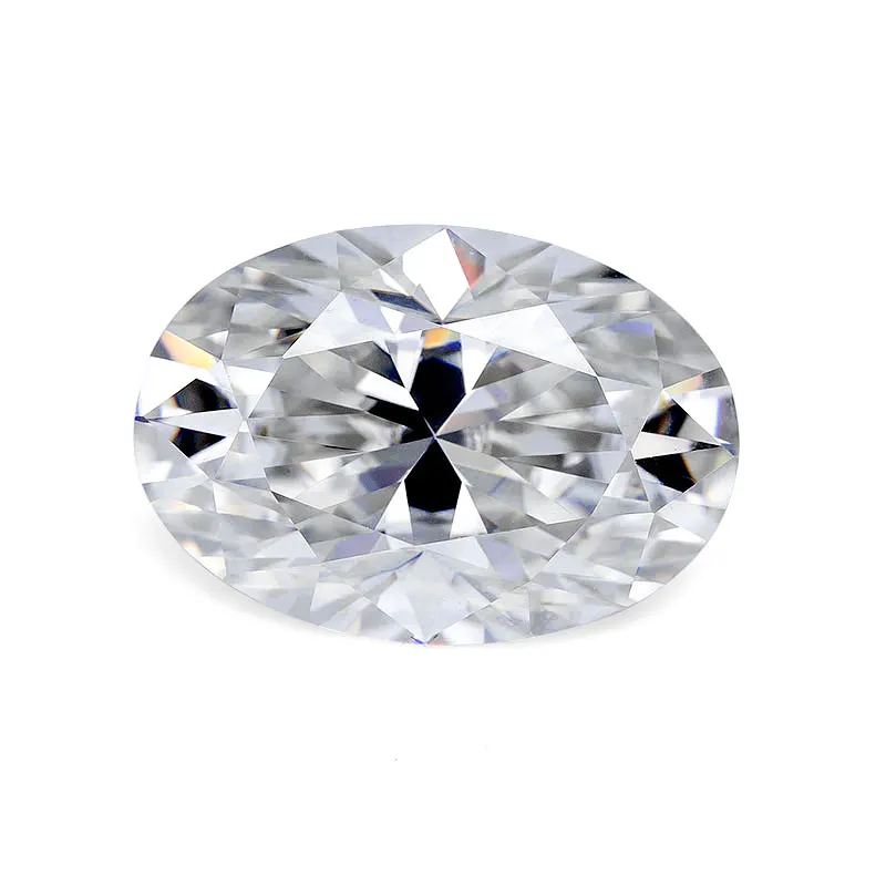 

Holycome  D VVS1 Top Quality Oval Cut Loose Moissanite Gemstone Factory For Fine Jewelry Wholesale Price Moissanite Diam, White color gh