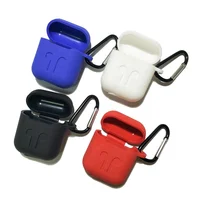 

For Apple earphone Case Soft Thicker Stronger TPU Headphone Case Bag box pack withhook packing in opp bag