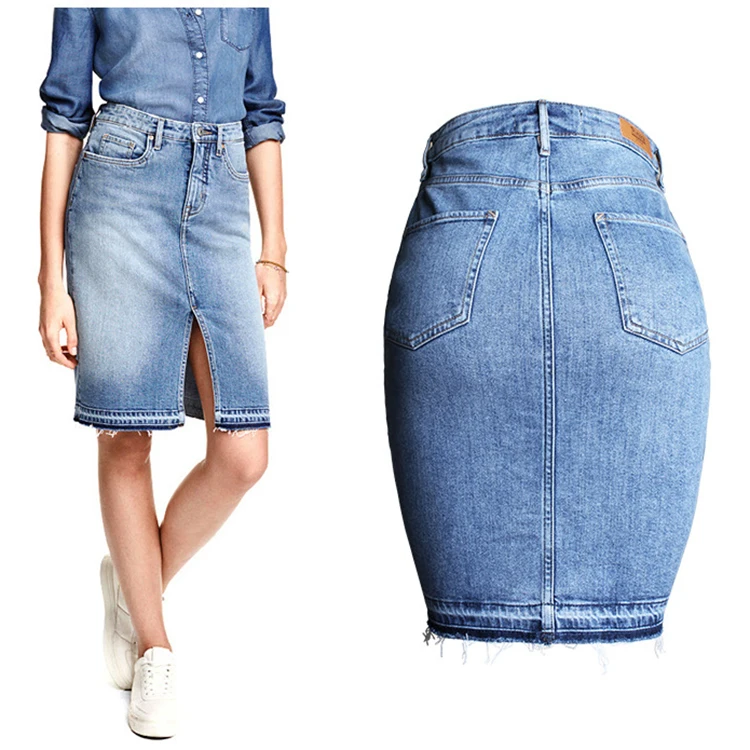 2021 New Style High Quality Tight Jeans Dress Denim Jeans Skirts Large Size Women Jeans