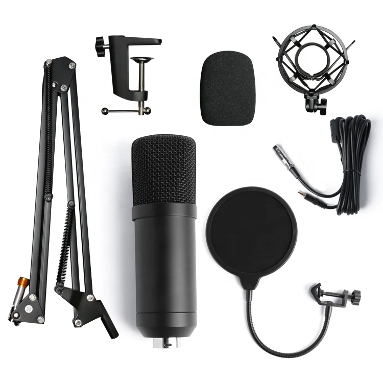 

High quality mic BM 800 microphone studio unidirectional electret condenser