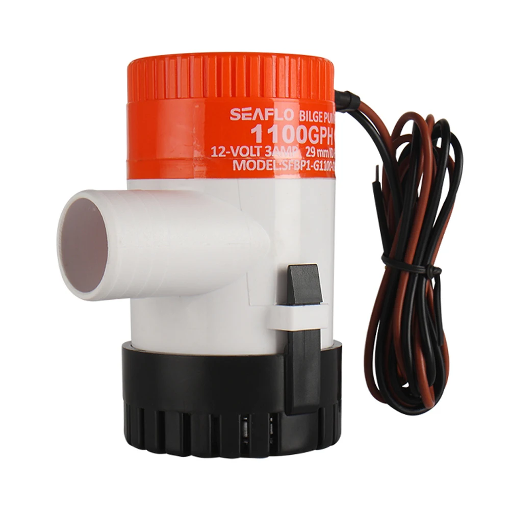 
SEAFLO bilge pump 12v submersible 1100Gph manual water pump 12v dc water pump bilge 