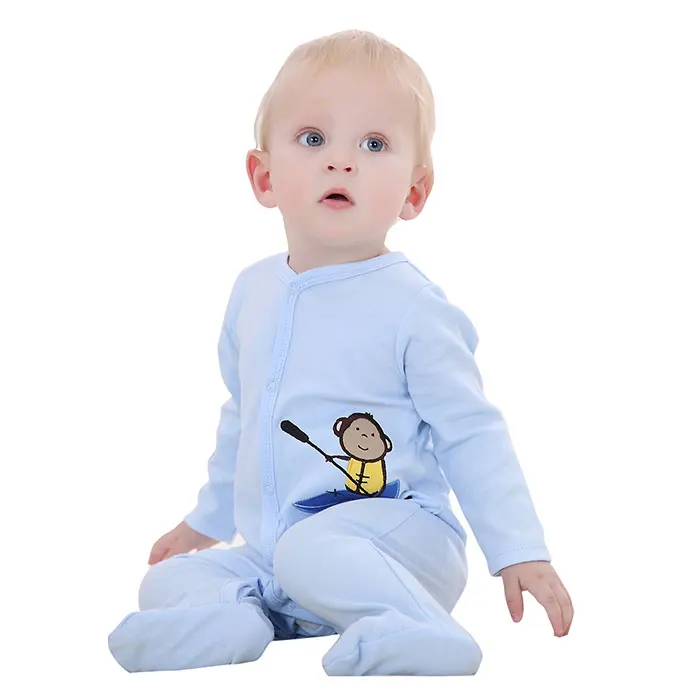 

Infant boys clothes winter footie romper baby newborn