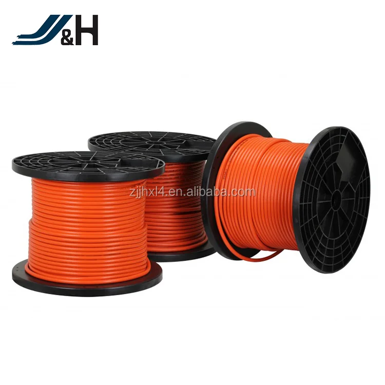 Flexible Copper/rubber Insulation Electric 175amp Orange Welding Cable
