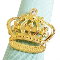 

bulk gold crown napkin ring