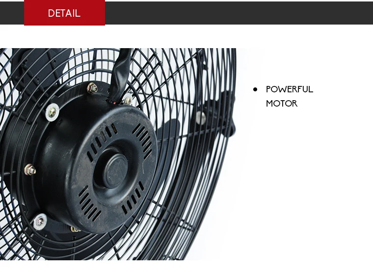 Good Price Industrial Floor Fan High Speed 3speeds 20 Inch Floor Fan