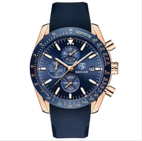 

Benyar explosion men's quartz watch multi-function waterproof sports fashion tide men's silicone wrist watch