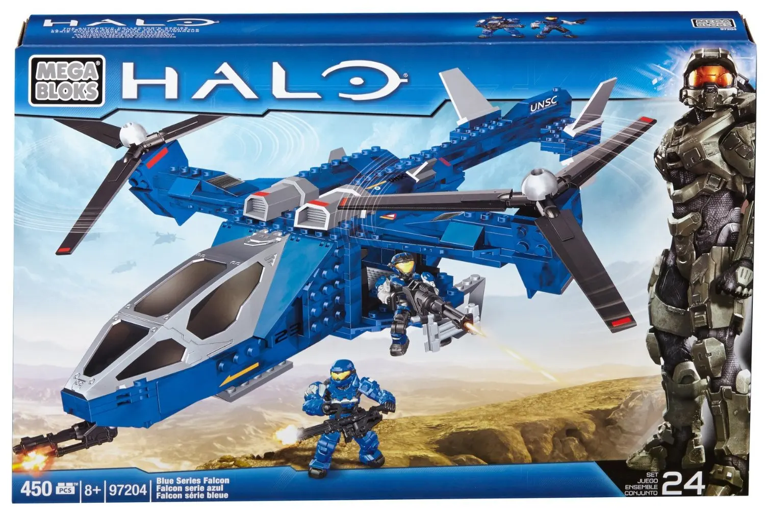 mega bloks halo falcon