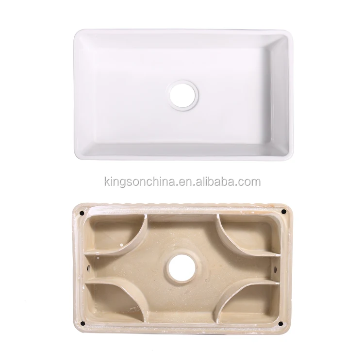 
White Ceramic kitchen Sink Finish ceramic single bowl Apron Kitchen Sink Farmhouse Kitchen Sink 