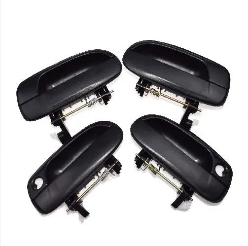 

Free Shipping! Outside Front Left Rear Right Black DOOR HANDLE For Hyundai Accent