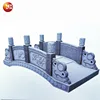 natural granite stone carving arch bridge