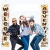 Adventure Party Decoration Porch Sign Banner Unique Style Party Carnival Cheering Flag Banner