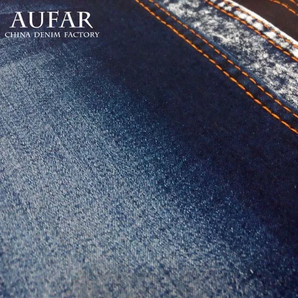 stone washed denim fabric