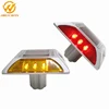Aluminum Solar 6Pcs LED Double Side Reflector Fixing Road Stud