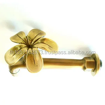 Antique High Quality Basin Brass Faucets Flower Model Frangipani