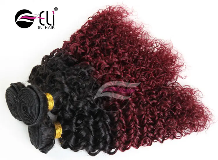 3 Bundles Red Brazilian Hair Weave Jerry Curl Hair Relaxers Buy Jerry
