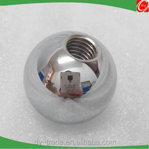 200mm inox steel brushed ball, matte hollow ball