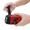 hurricane emergency radio with usb dynamo hand crank solar rechargeable flashlight