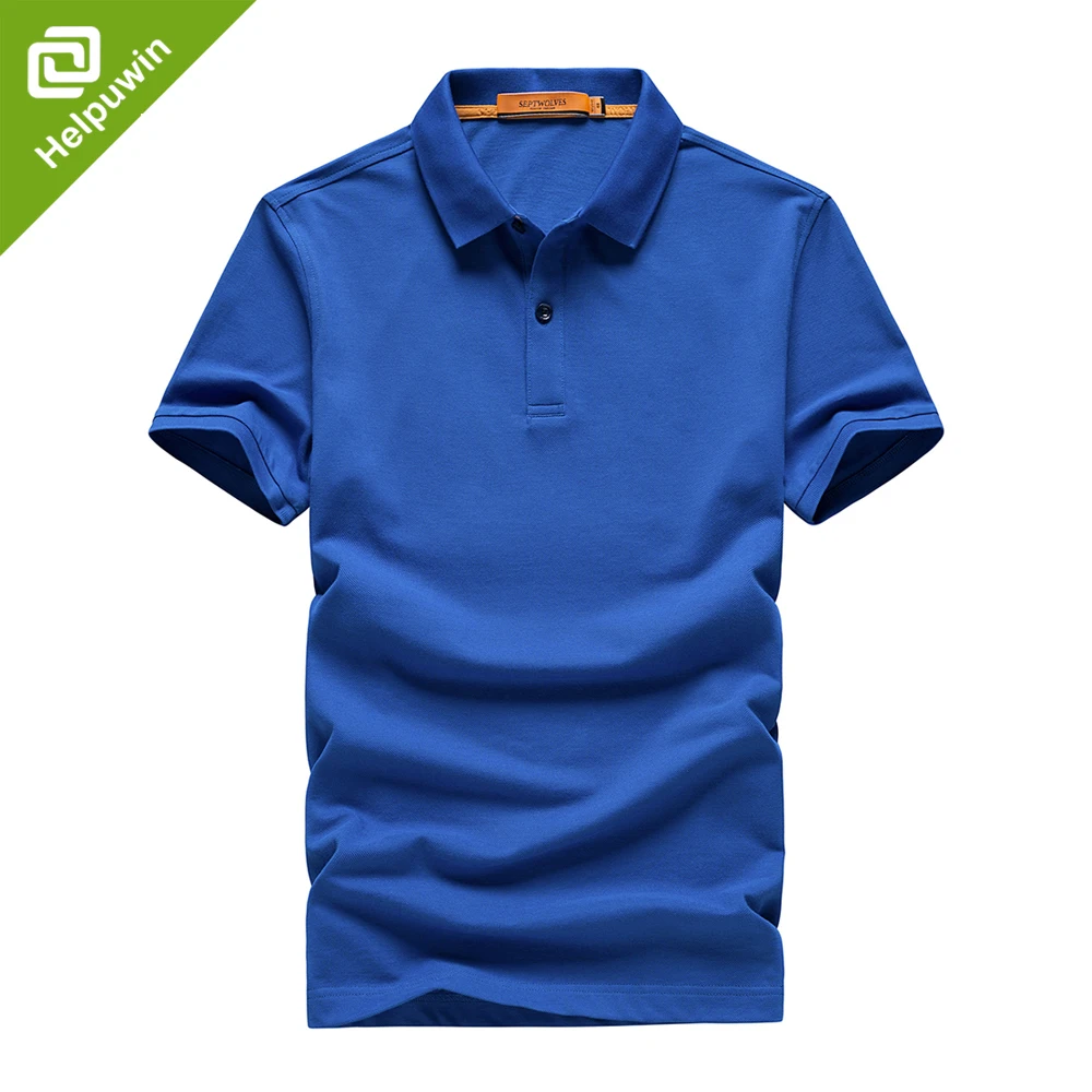 navy blue polo shirt