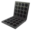 Custom Leather Sunglasses Eyewear Trays Lens Book Optical Lens Display Case