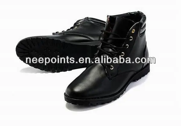 2014 men high quality boot with leather upper