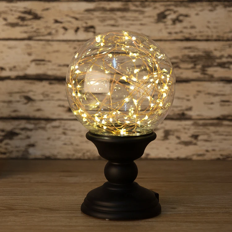 Creative Ball shape Copper wire led Xmas home decoration