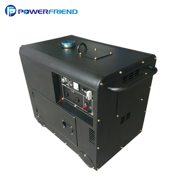 Ac 5kva 5kw Electric Motor Start Switch Portable Silent Generator
