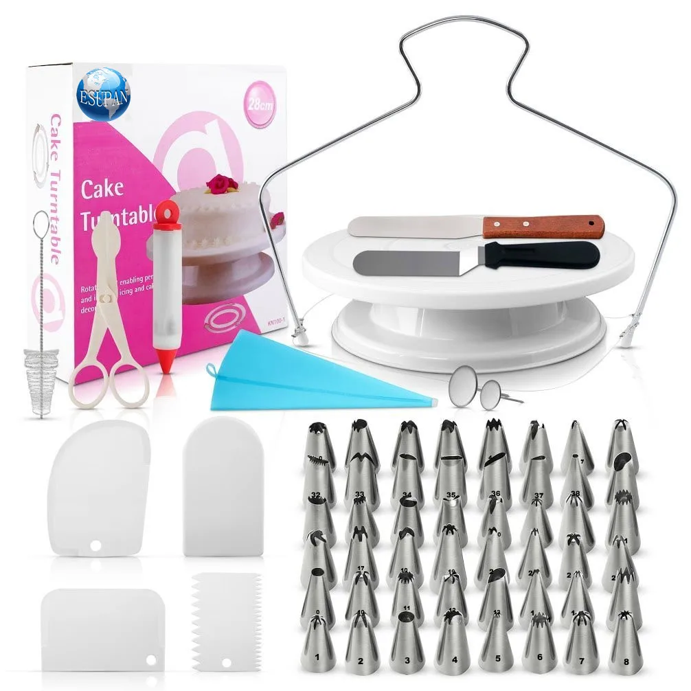 Wholesale Cake Decorating Supplies Kit With Cake Decorating Turntable And Silicone Cake