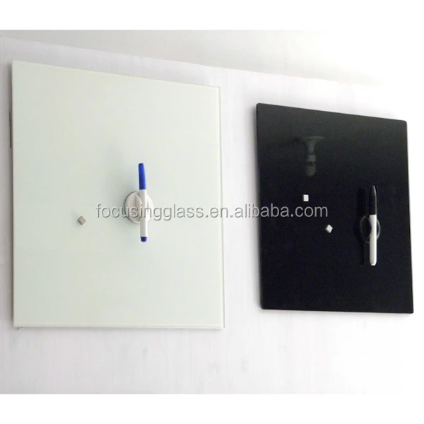 
Custom good quality glass magnetic memo board / office glass drawing boards 