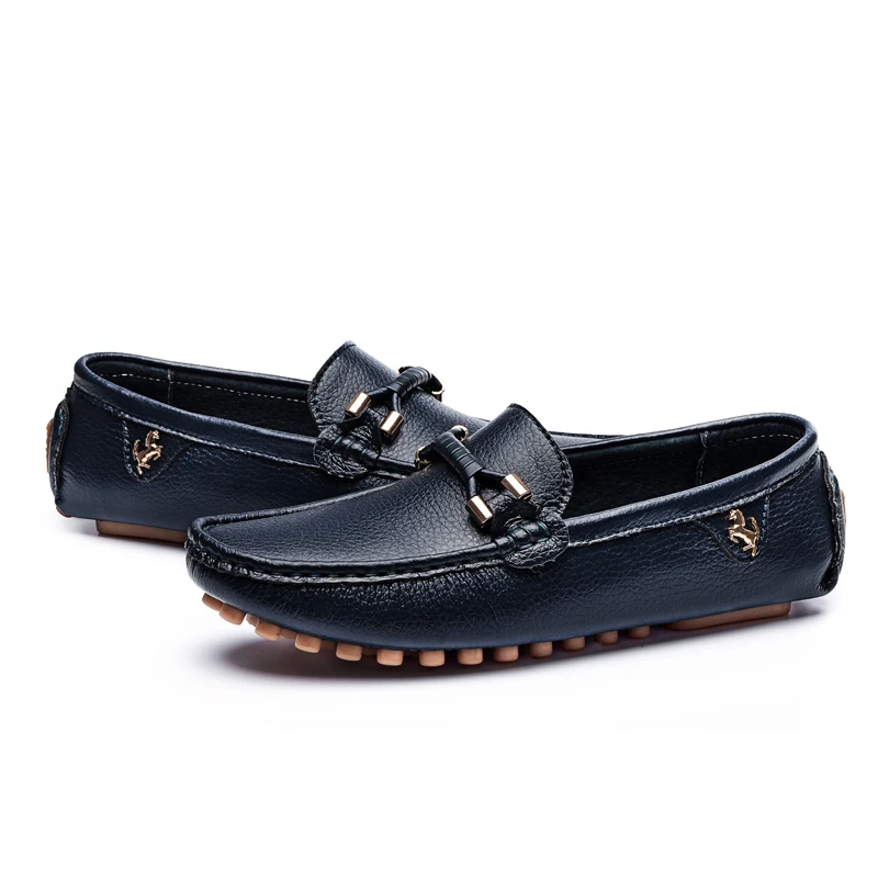 
Factory price wholesale mens flat casual driving loafers leather shoes 
